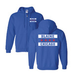 Full Zip Royal Hoodie